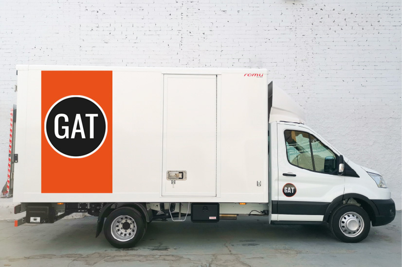 Ford Transit con puertas traseras 